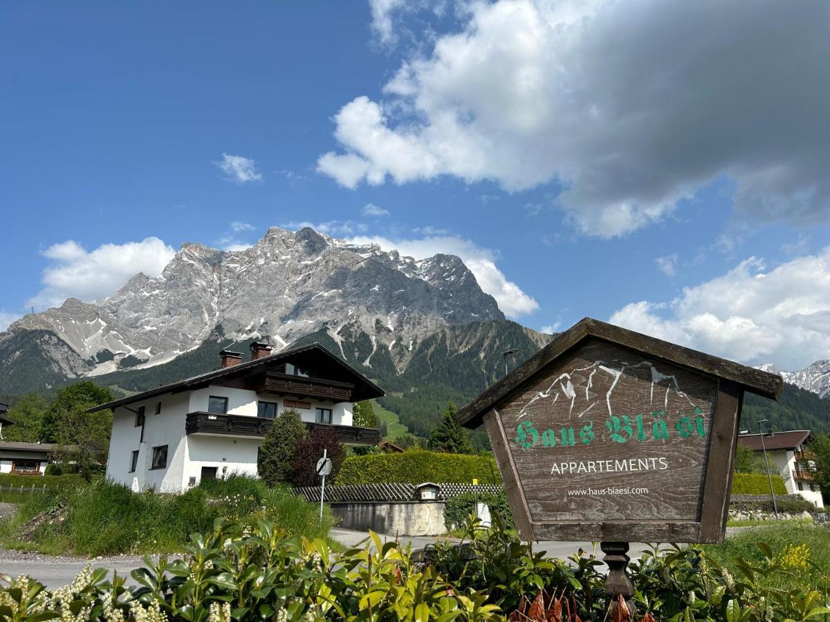 Ferienwohnung Haus Blaesi Ehrwald Exterior foto